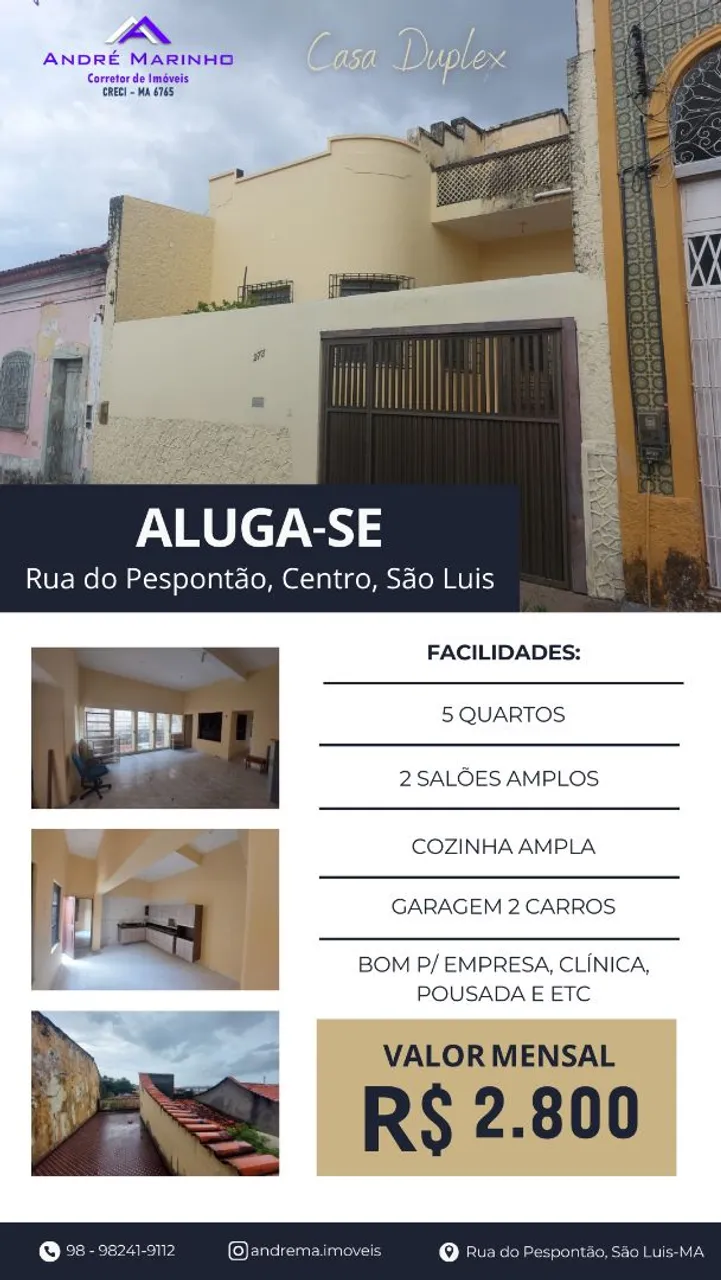Casa Duplex no Centro