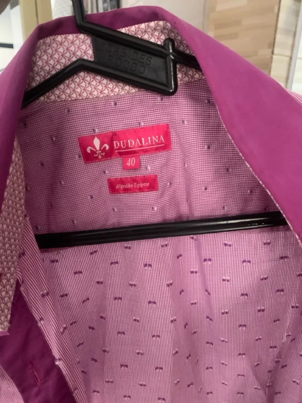Camisa Dudalina - Algodão Egípcio - Tam. 40