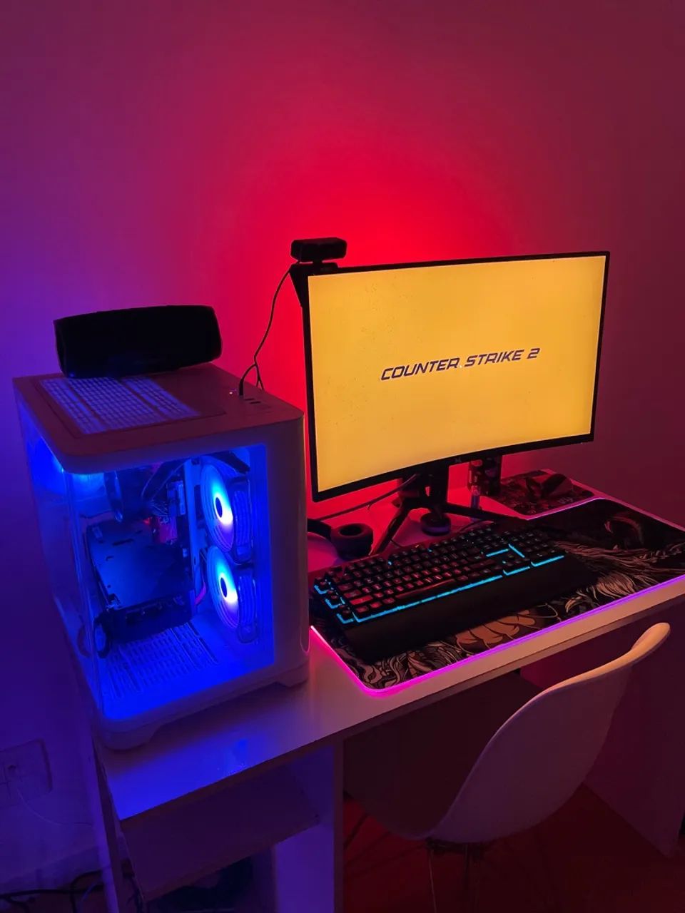 PC Gamer Ryzen 5 + RX 5600 XT + 16GB + Monitor 27 polegadas 180Hz AOC (na garantia)