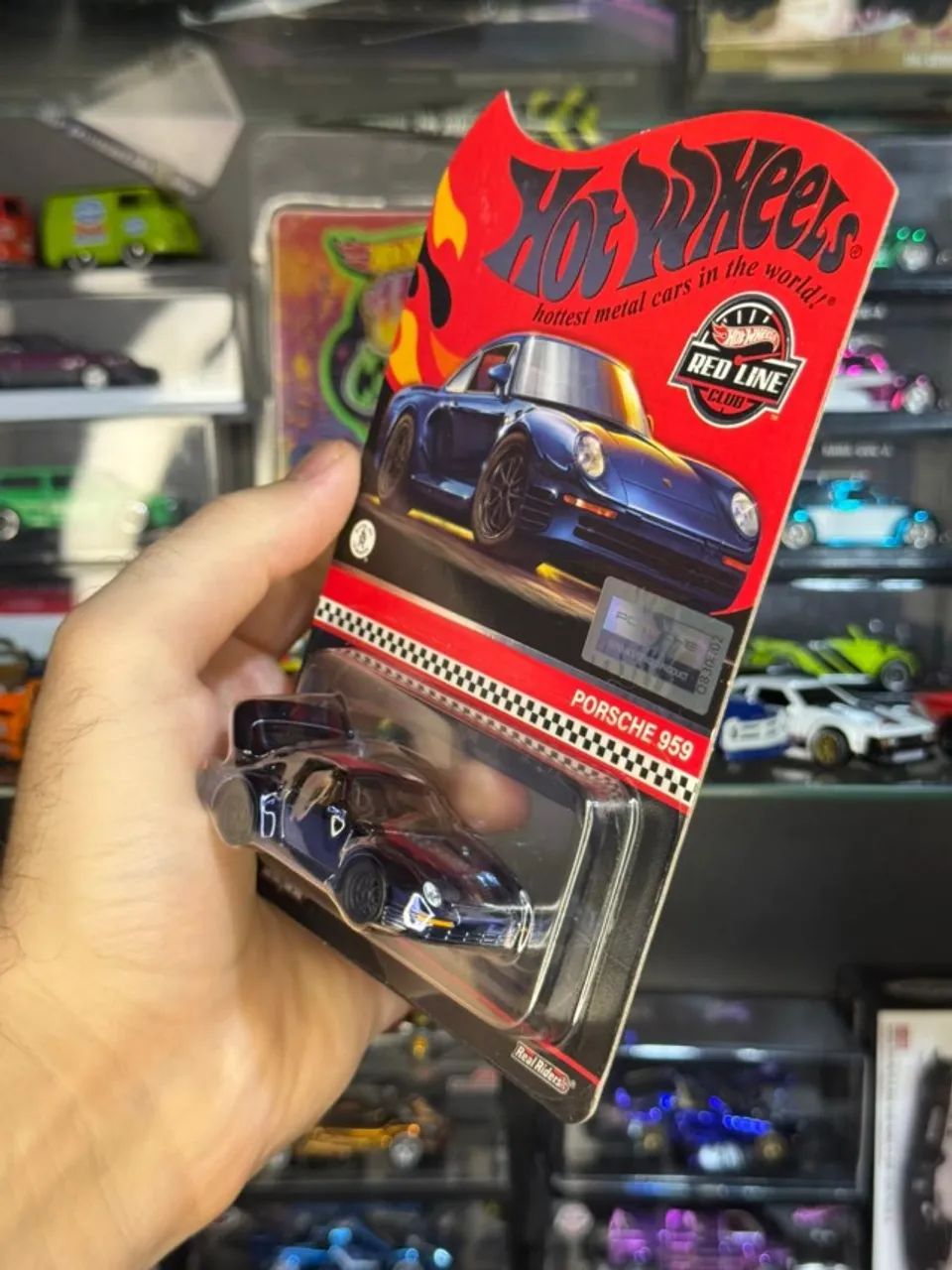 Hot Wheels Porsche 959 RLC Azul - Foto 2