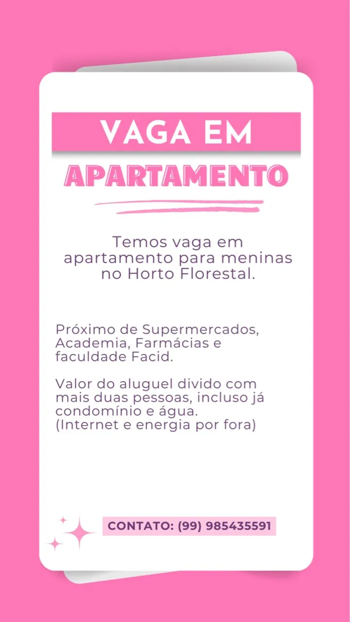 Dividir apartamento no Horto Florestal