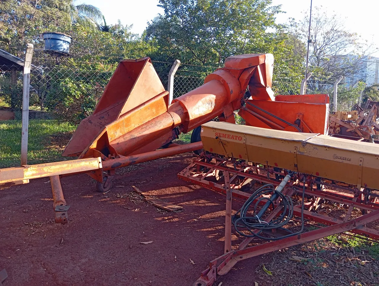 Colhedeira de milho 1 linha
