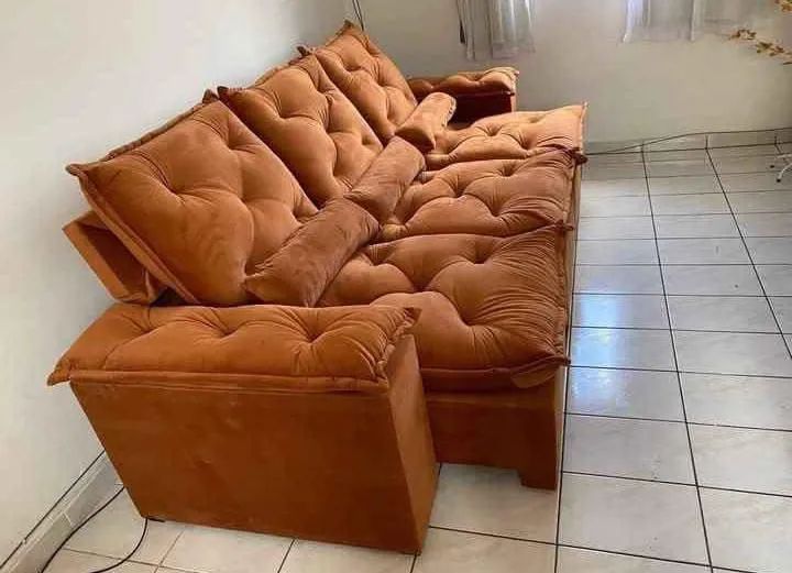 Sofá retrátil e Reclinável 2.70m Lindão  - Foto 2