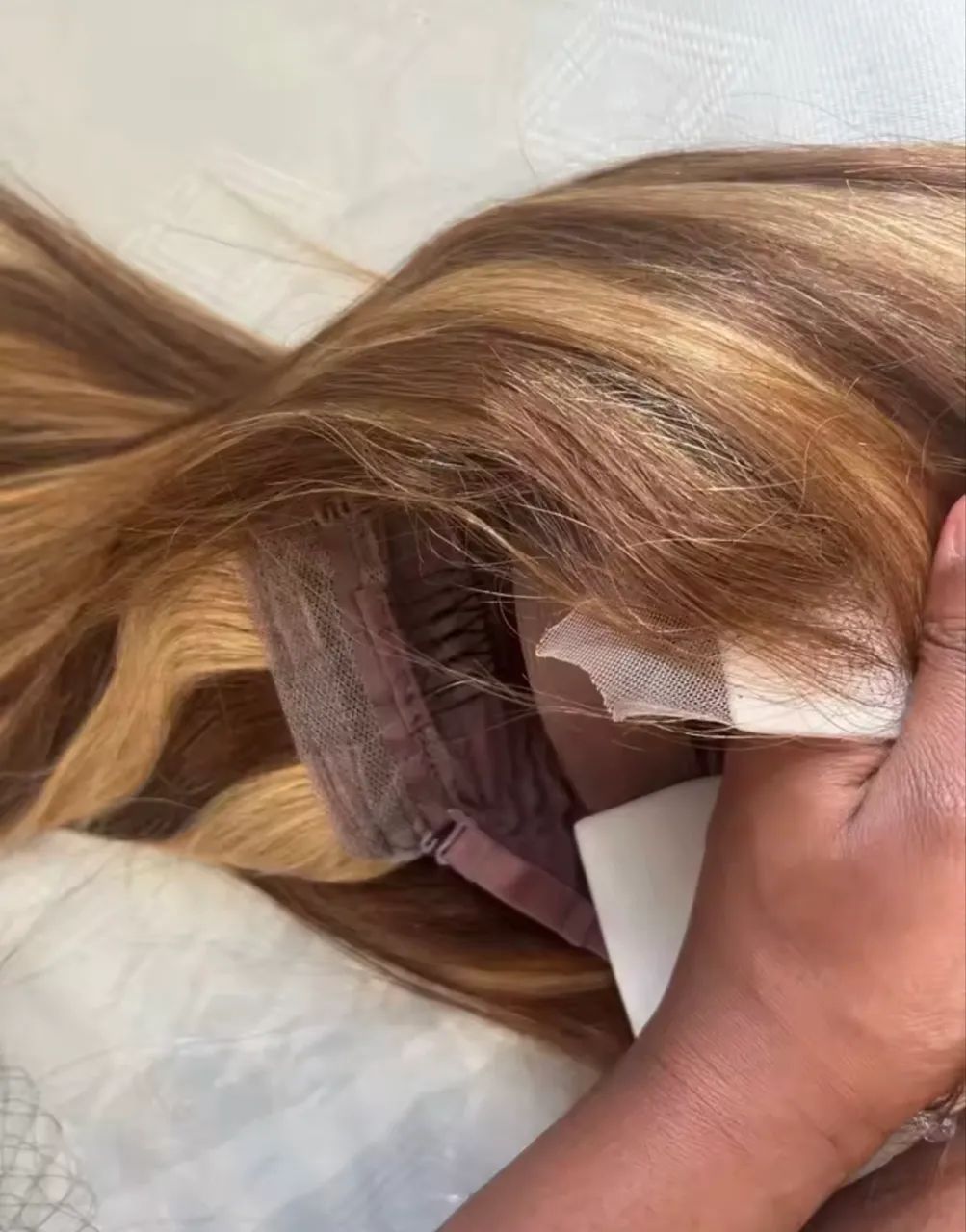 LACE FRONT CABELO HUMANO 75 cm MORENA ILUMINADA  - Foto 3