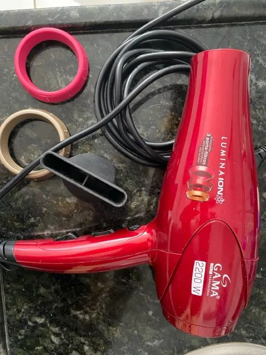 Secador de Cabelo Gama Lumina Ion 2200W - Novo!