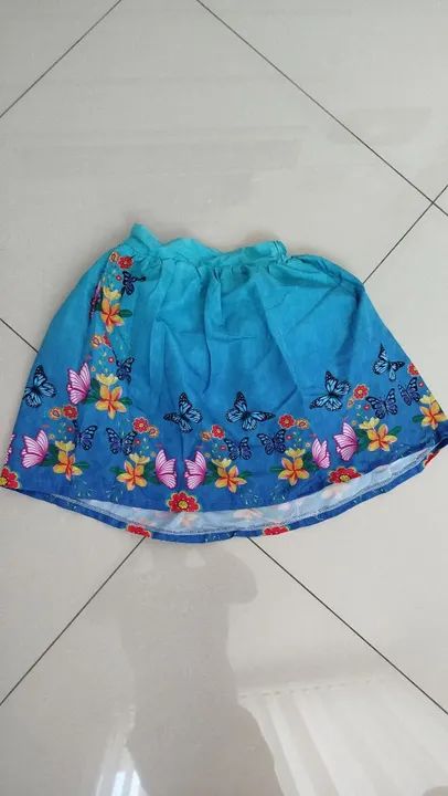 Fantasia Encanto Infantil com Estampa de Borboletas