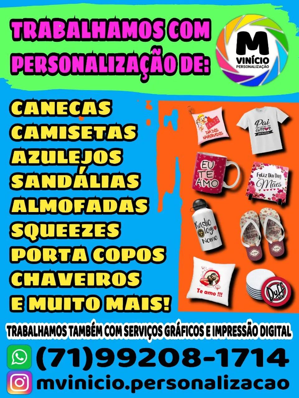 MATERIAIS PERSONALIZADOS