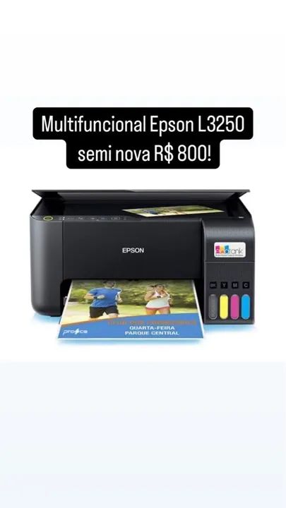 Impressora Multifuncional Epson L3250 Semi Nova