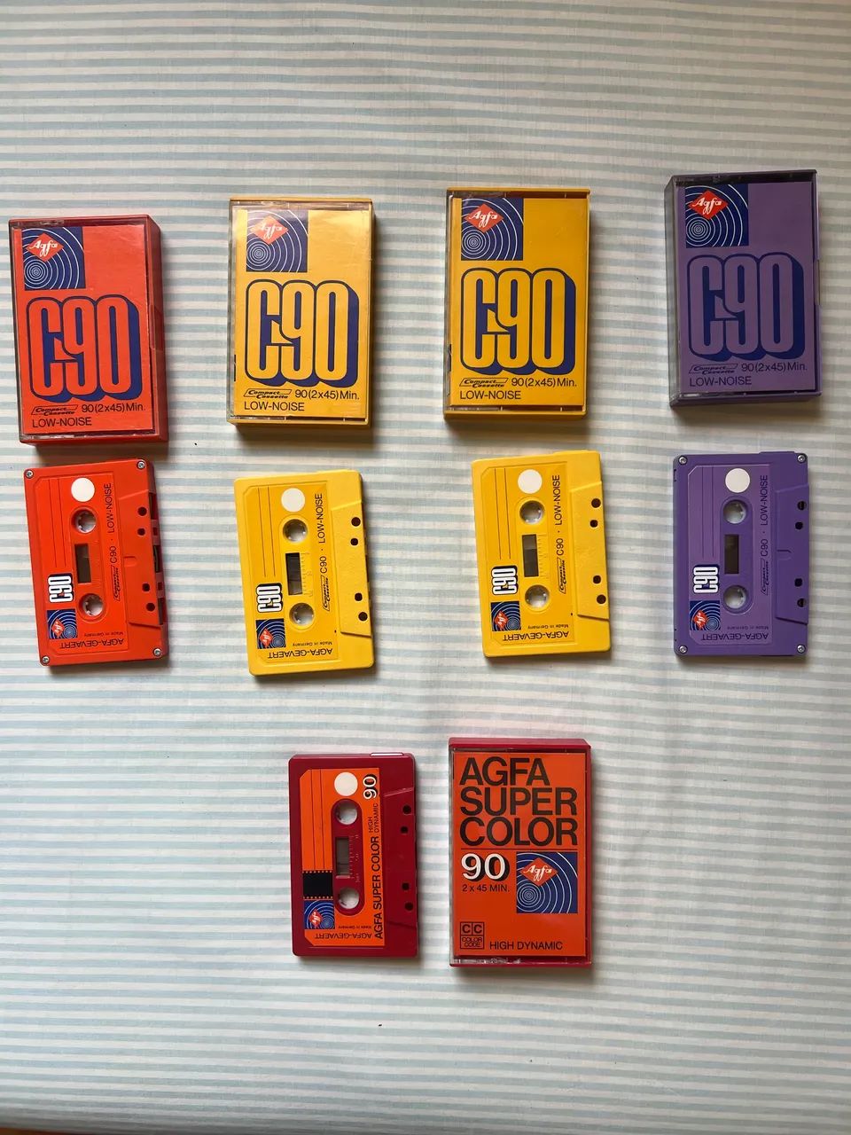Lote fitas Cassete AGFA-GEVAERT (Raras)