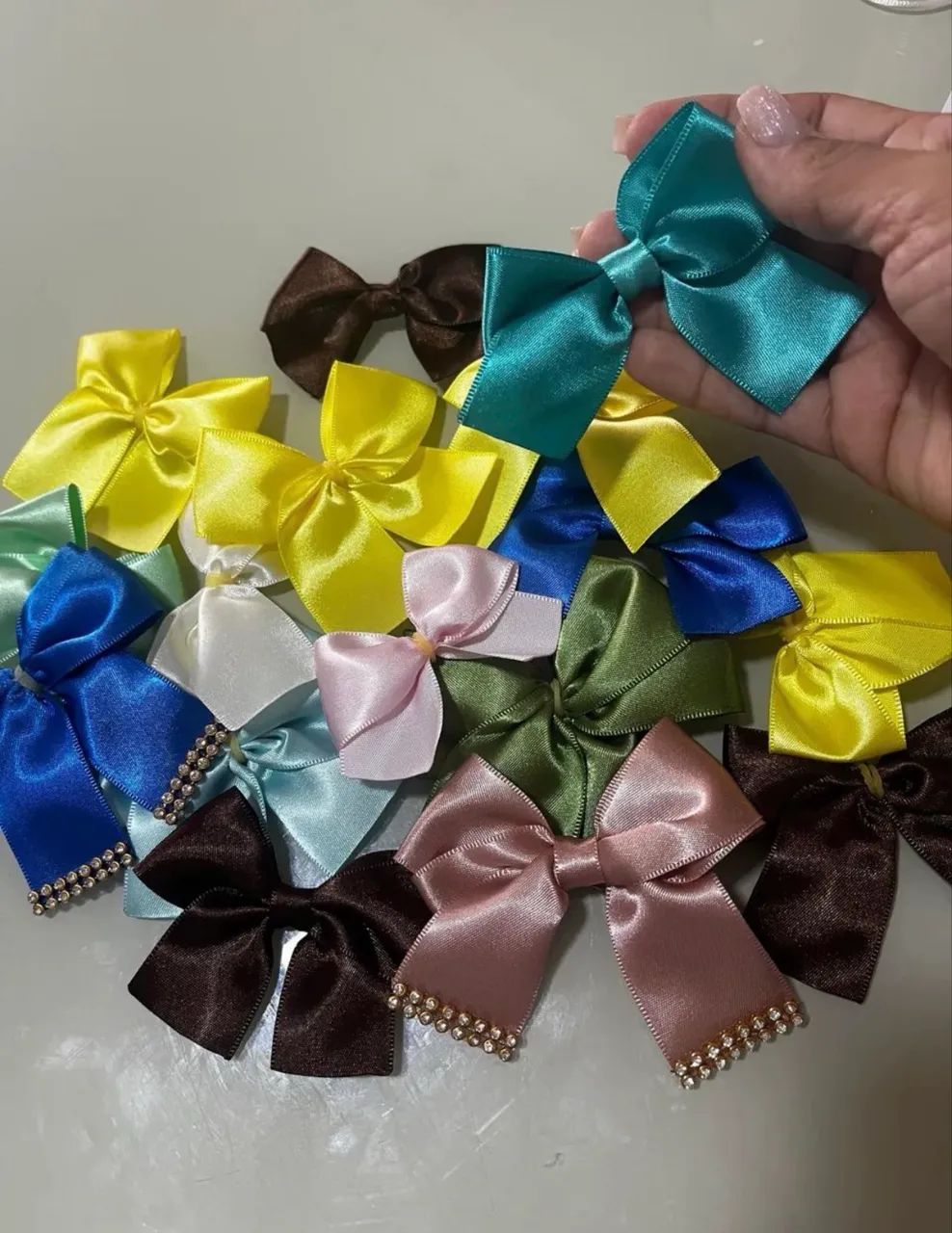 Fitas cetim, laços. Material artesanato e detalhes decoração - Foto 2