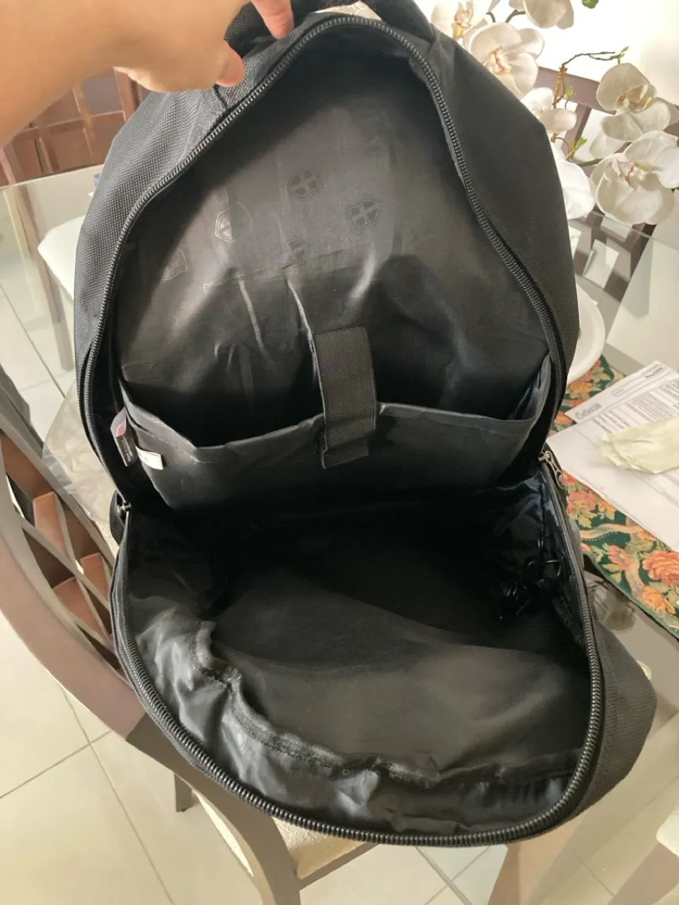 Mochila Preta de Alta Qualidade - Foto 3