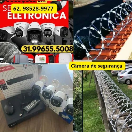 Cerca elétrica, manutenção de cerca elétrica, câmera de segurança 
