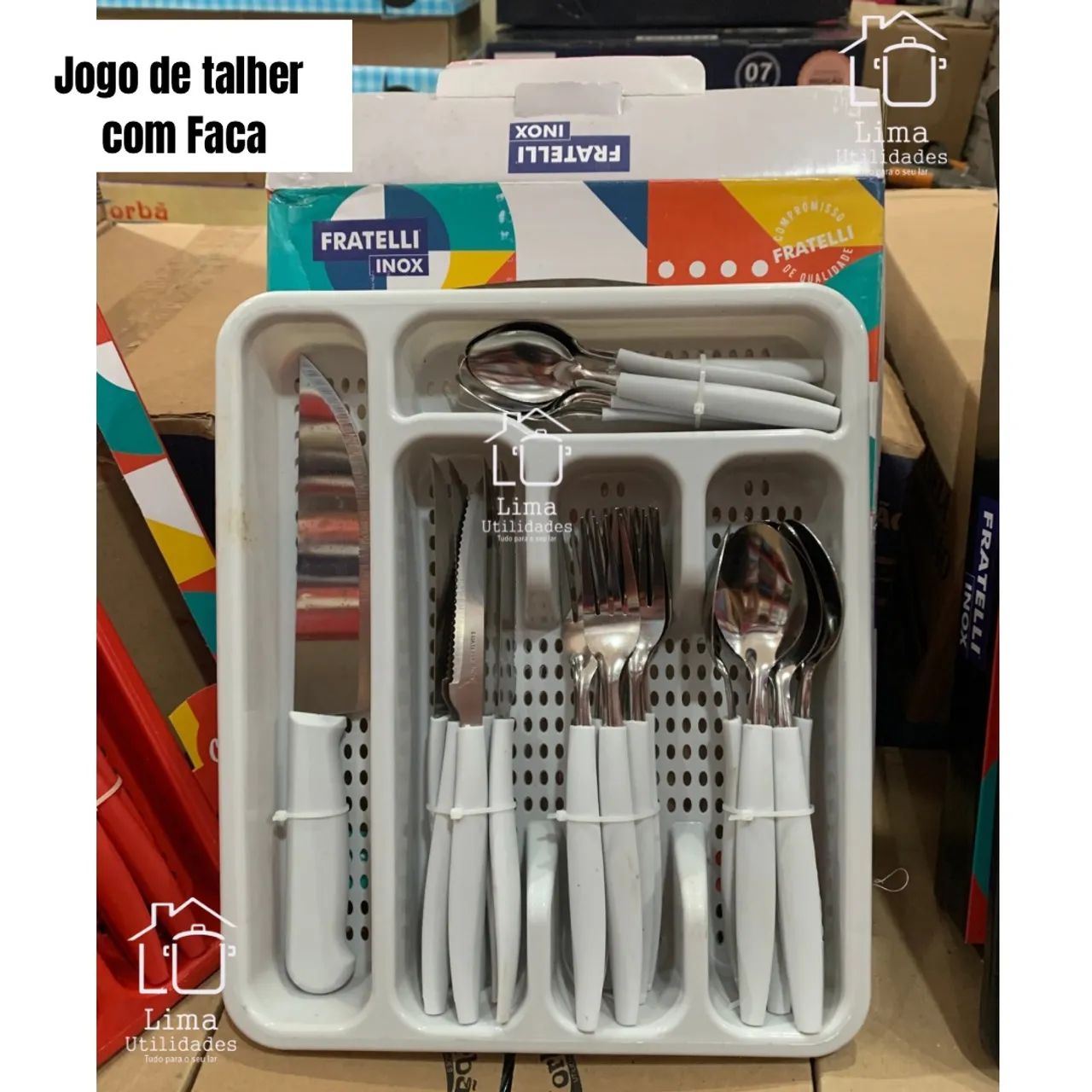 Jogo de panelas + kit de talheres  - Foto 5