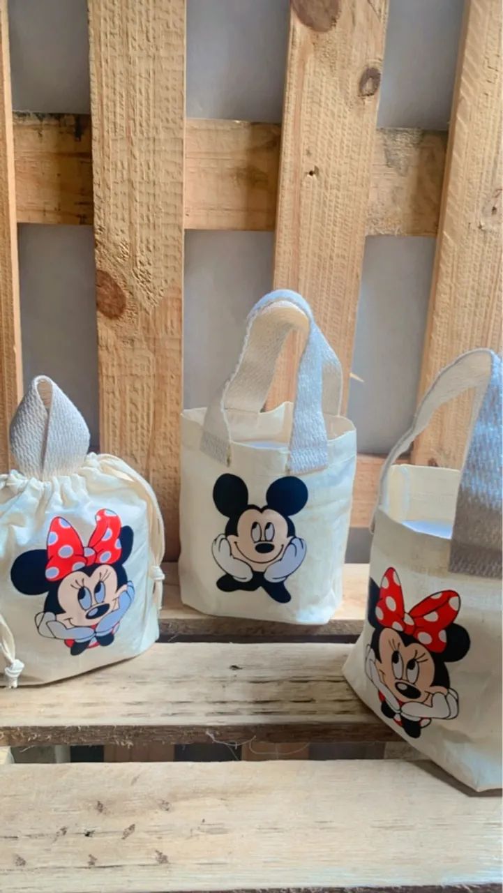 Bolsa Minnie  ecobgs tema Mouse - Foto 3