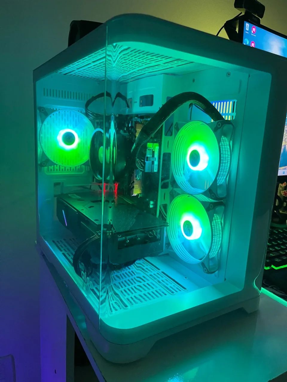 PC Gamer Ryzen 5 + RX 5600 XT + 16GB + Monitor 27 polegadas 180Hz AOC (na garantia) - Foto 3