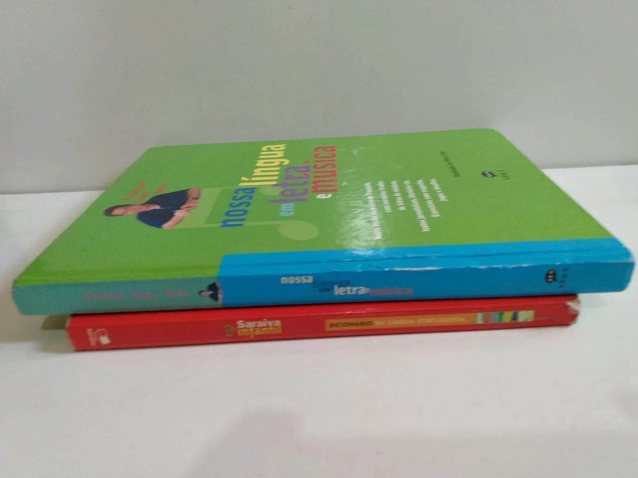 2 Livros - Nossa língua Portuguesa em Letra e Música - Saraiva Infantil Dicionário  - Foto 5