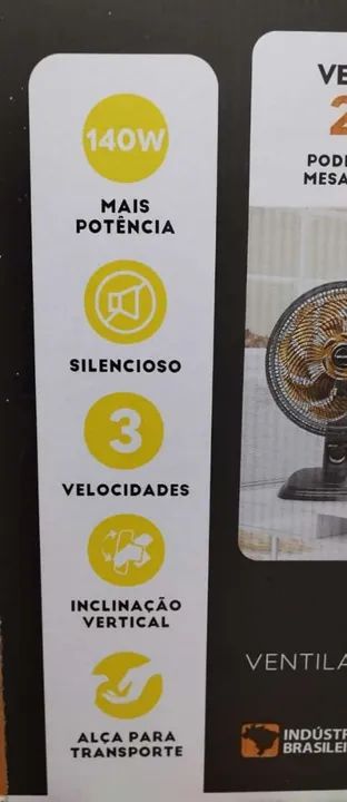 Ventilador Mallory MODELO EGEO - Foto 2