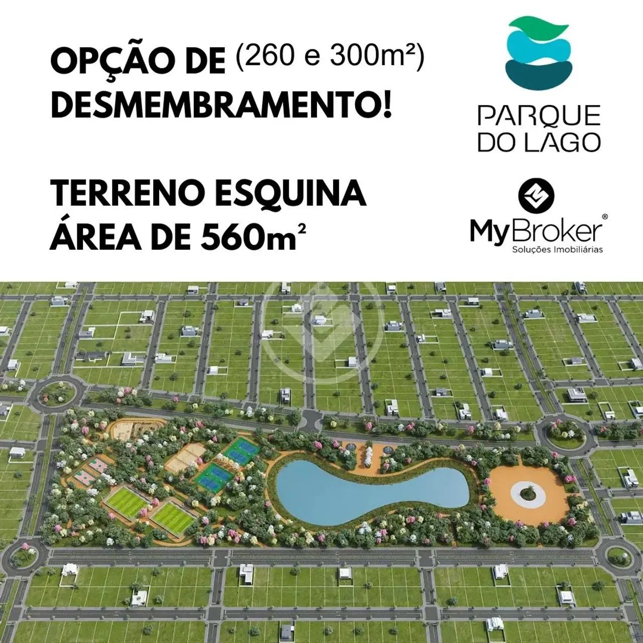 TERRENO DE ESQUINA COM 560 M² PARQUE DO LAGO SINOP-MT VALOR R$390.000,00 codigo: 98855