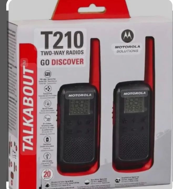 Rádio de uso geral talkabout Preto - Foto 4