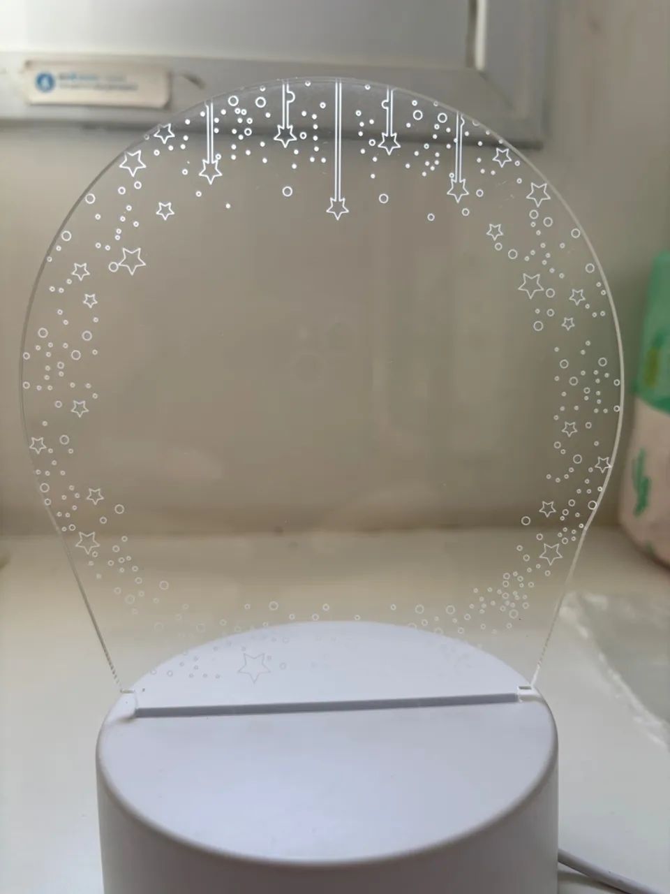 Luminária LED Decorativa de Estrelas - Abajur - Foto 3