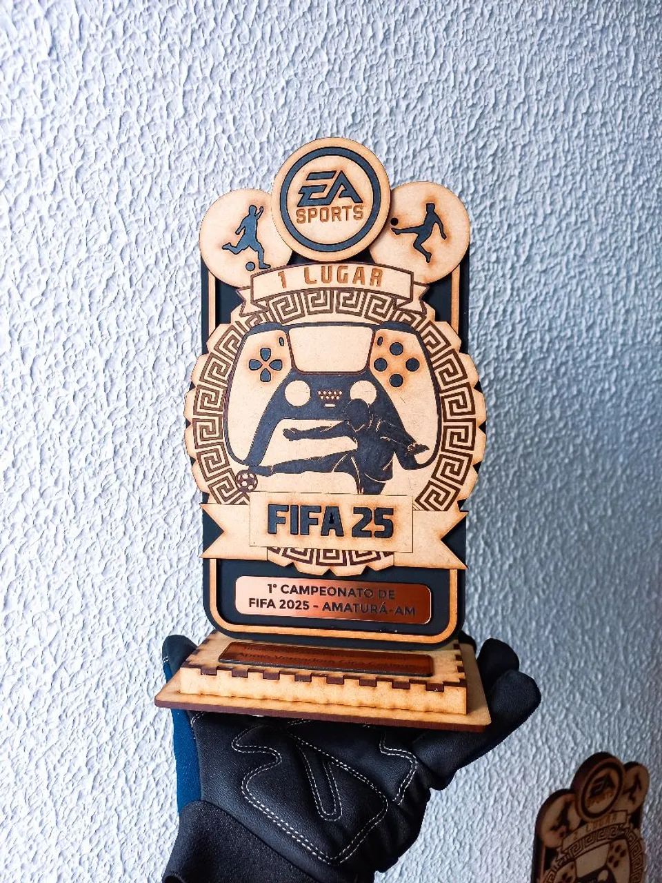 Troféu FIFA 25 Personalizado em MDF - Foto 3