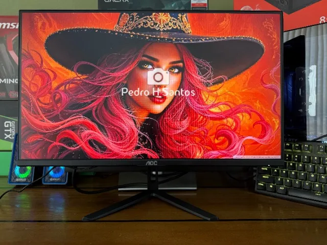 Monitor Gamer AOC IPS 27" Full-HD 1ms 180hz NOVO