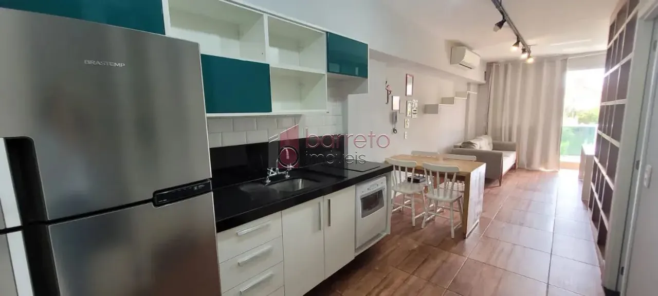 APARTAMENTO FLAT MOBILIADO PARA LOCAÇÃO NO CONDOMÍNIO LÍNEA HOME STYLE, VILA ARENS, JUNDIA