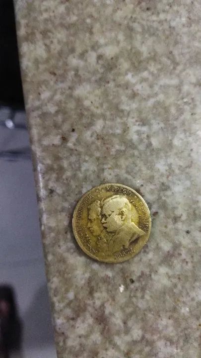 Moeda antiga de 1000reis do centenário 1822a1922 - Foto 2