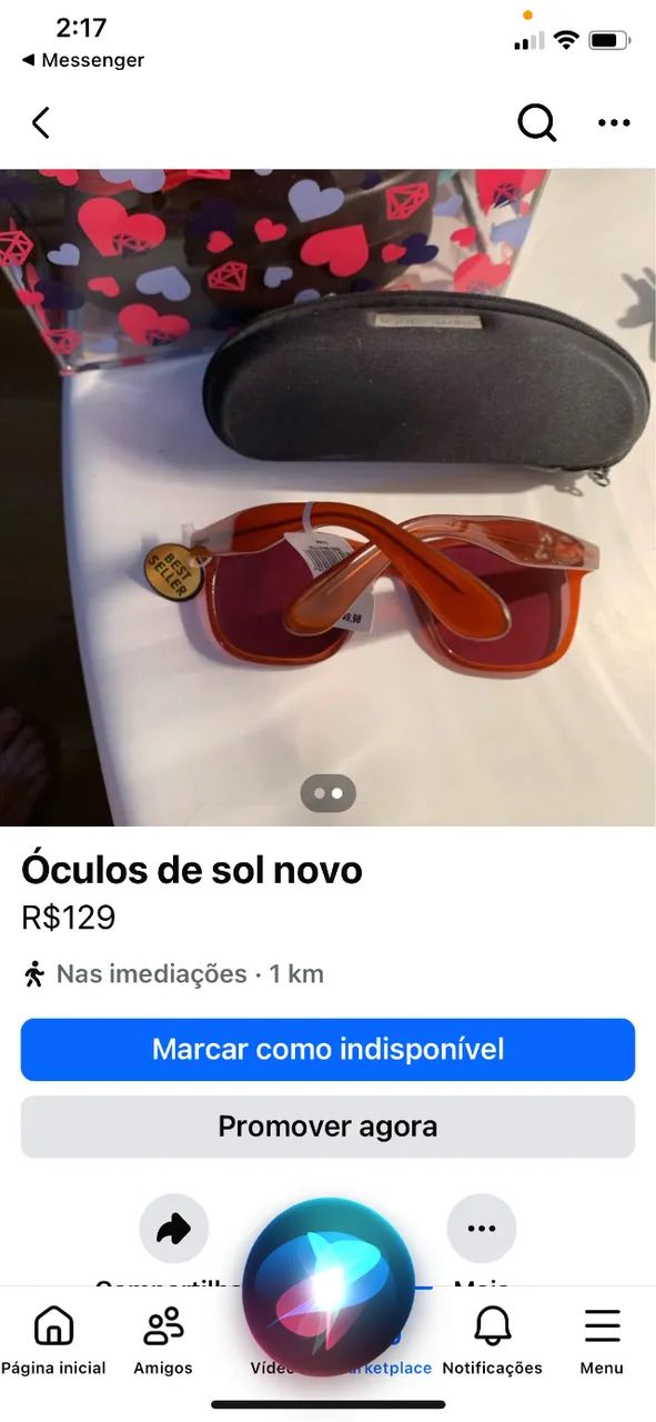 Óculos de Sol novo - Foto 2