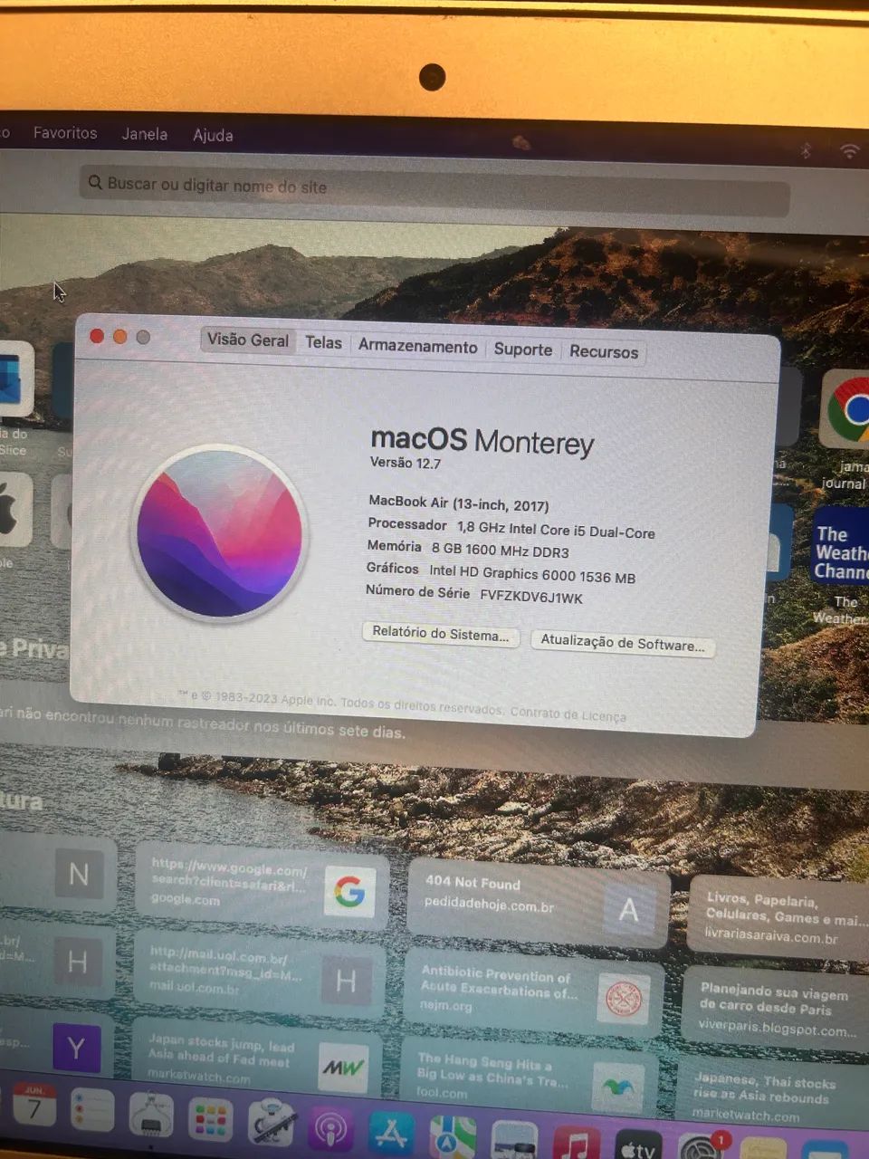 MacBook Air 13? 2017 | 8GB | SSD | Caixa + NF | 176 ciclos  - Foto 2