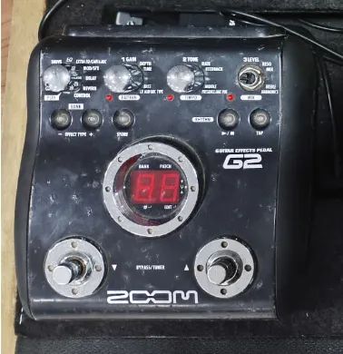PEDALEIRA ZOOM G2