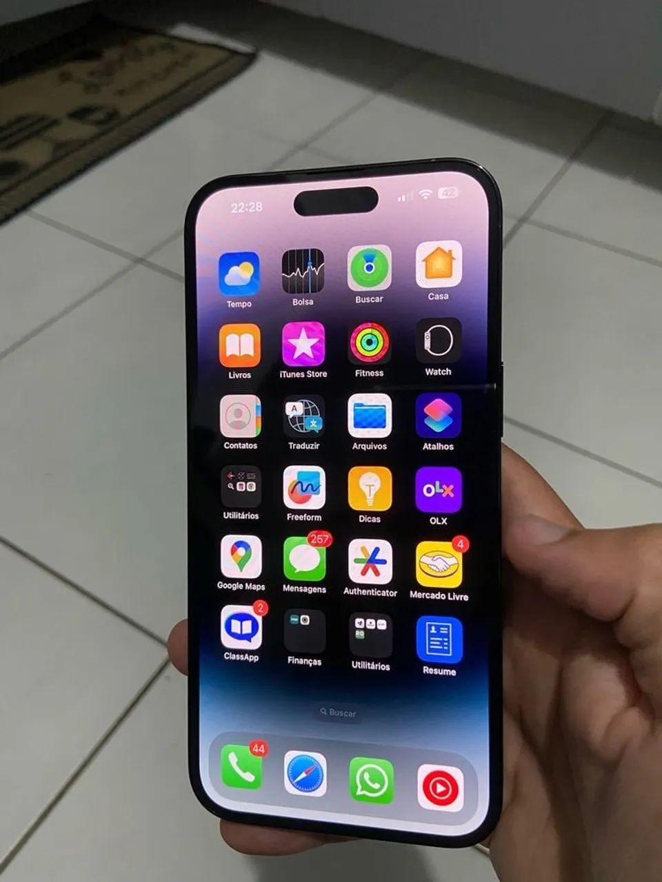 IPHONE 14 PRO MAX TROCO COM VOLTA - Foto 3