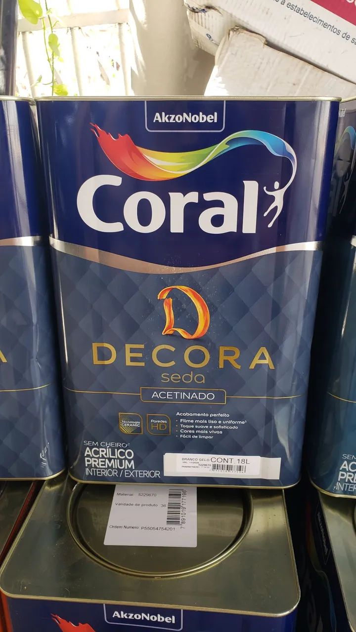 Tinta Coral Decora Branco Gelo 
