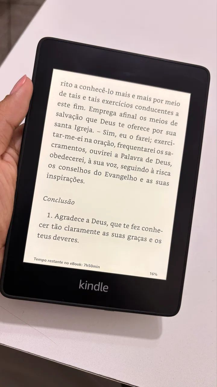 Kindle Paperwhite 10ª Geração - 8GB - À Prova d'Água - Tablets e E