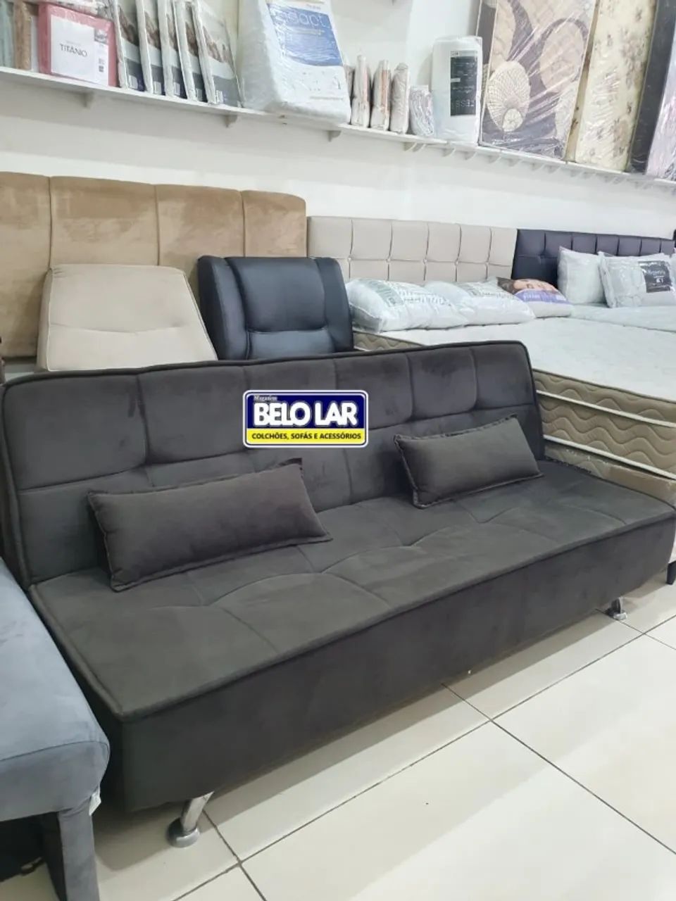 Sofá cama 3 em 1 Perola - Foto 4