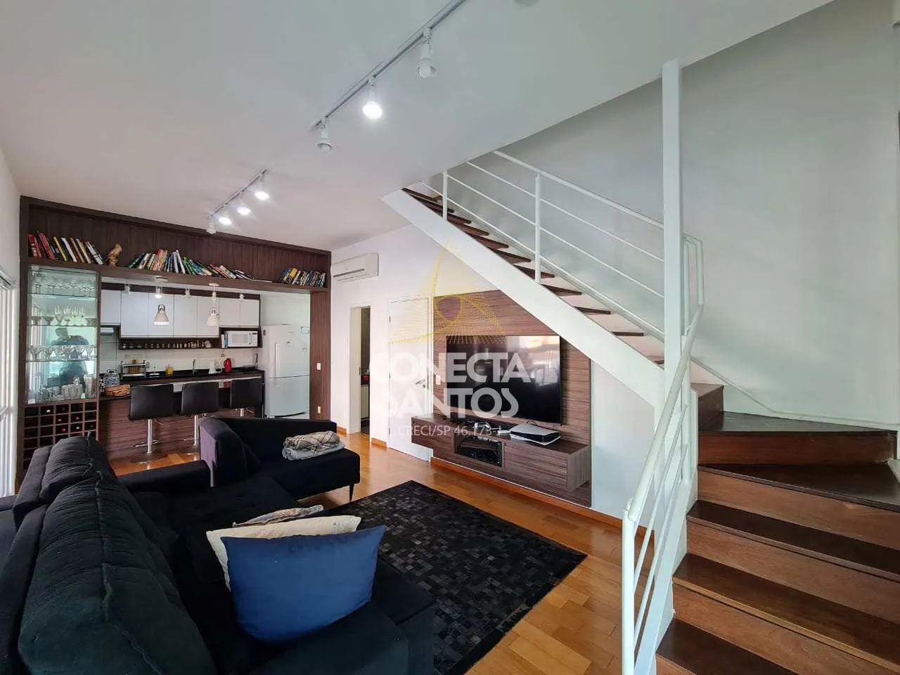 Vende-se Apto Duplex com 2 dorms, Gonzaga, Santos - Foto 2