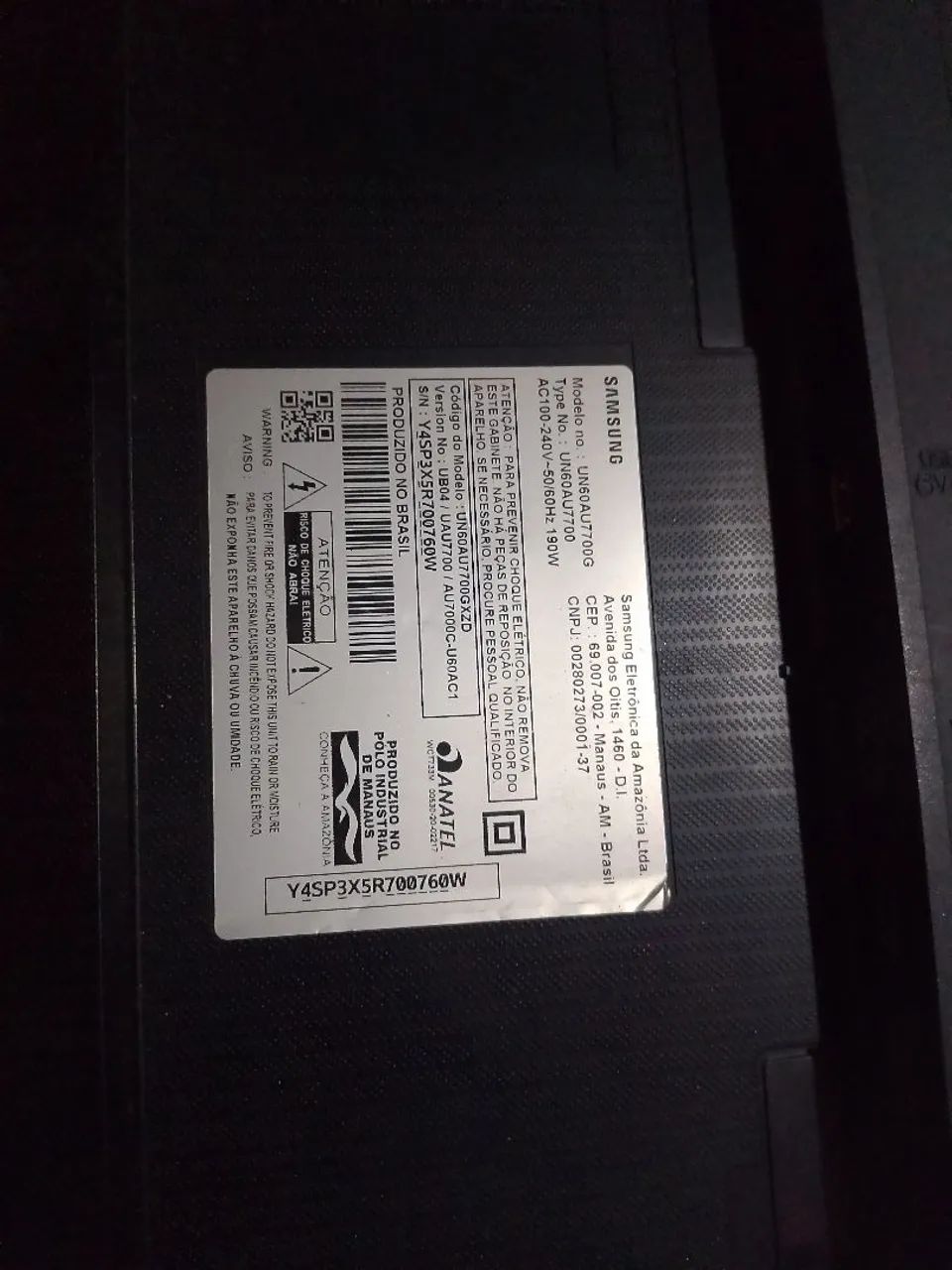 SmartTV Samsung 60 polegadas para retirada de peças. - Foto 4