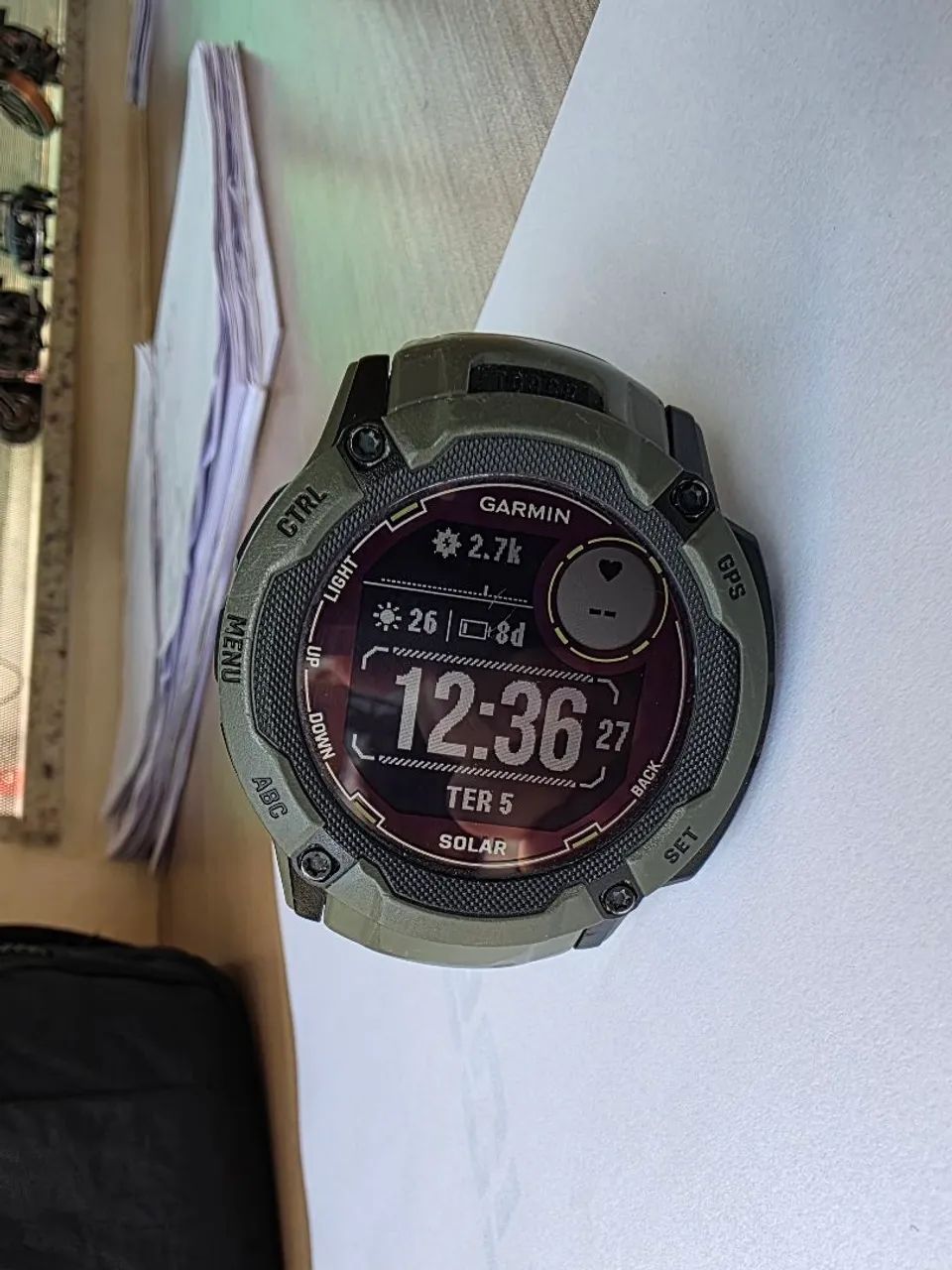 Garmin Instinct 2x Solar 50mm(Verde Militar) - Foto 5