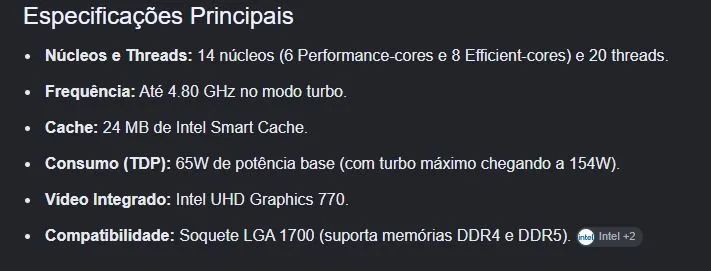 Processador Intel core i5 13500 - Foto 2