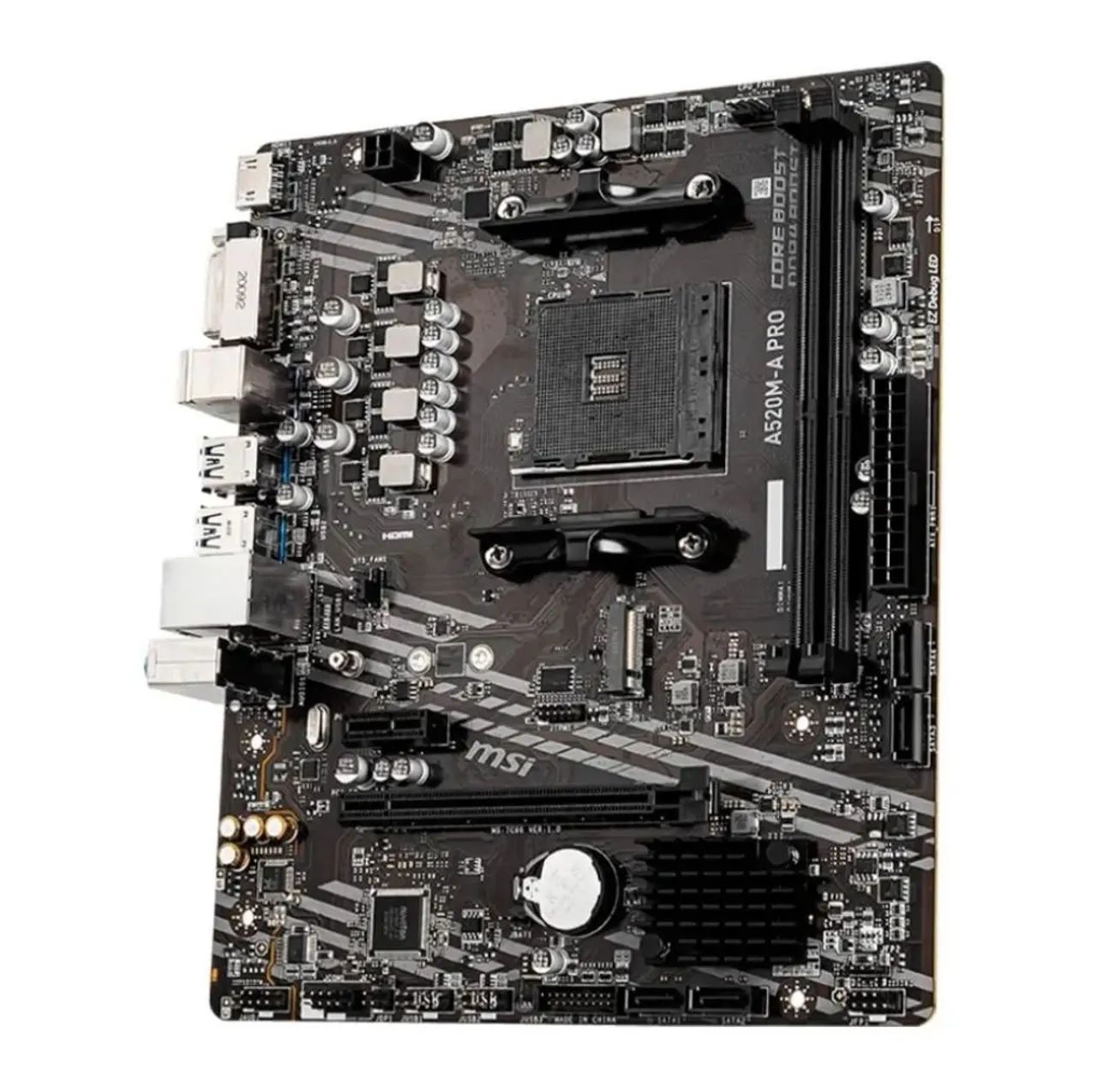 Placa mãe MSI A520M A-PRO - Nova - Foto 4