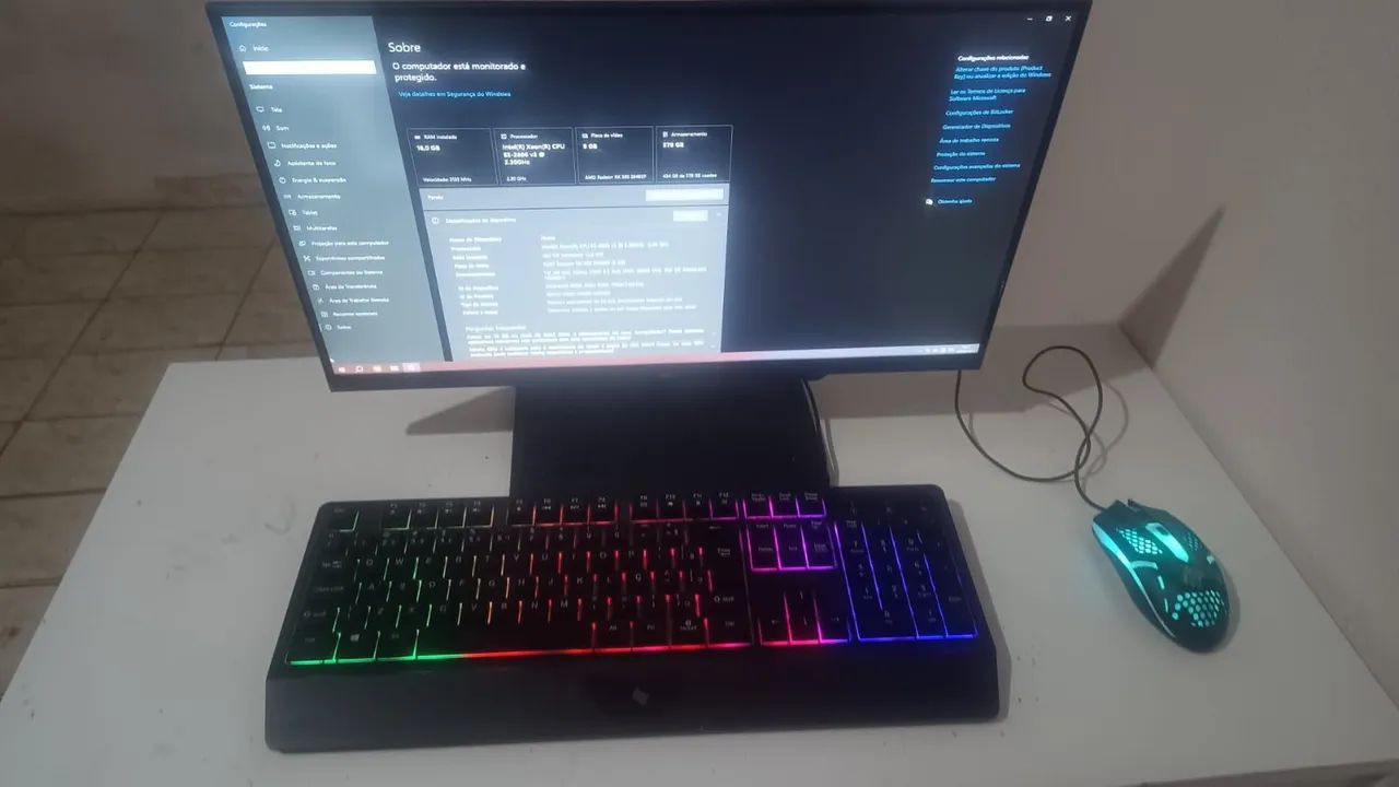 Pc completo 16GB RAM 3.000