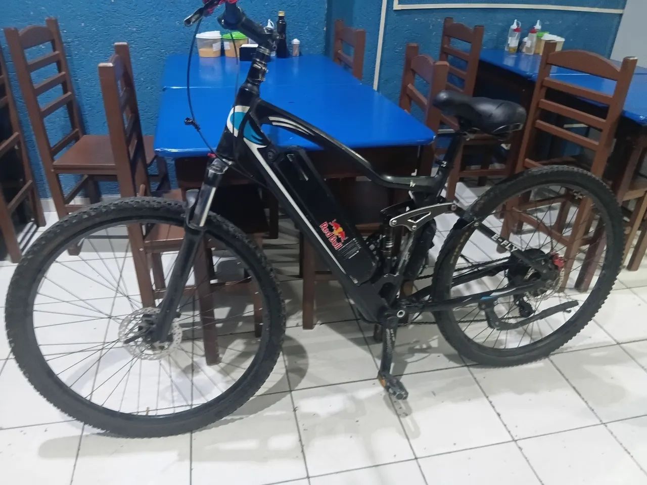 Bike e-fly m4 eletrica com detalhes  - Foto 2