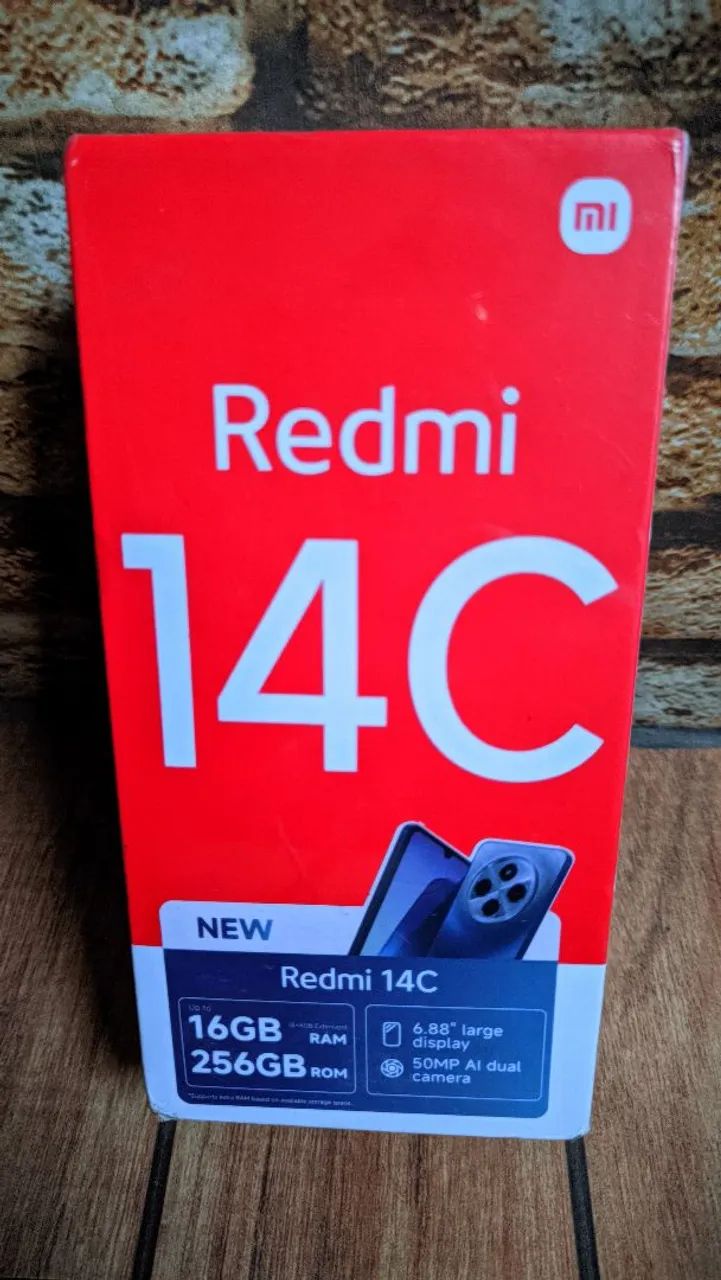 Xiaomi Redmi 14C 8/256gb tela 6.88 polegadas lacrado na caixa versão global 