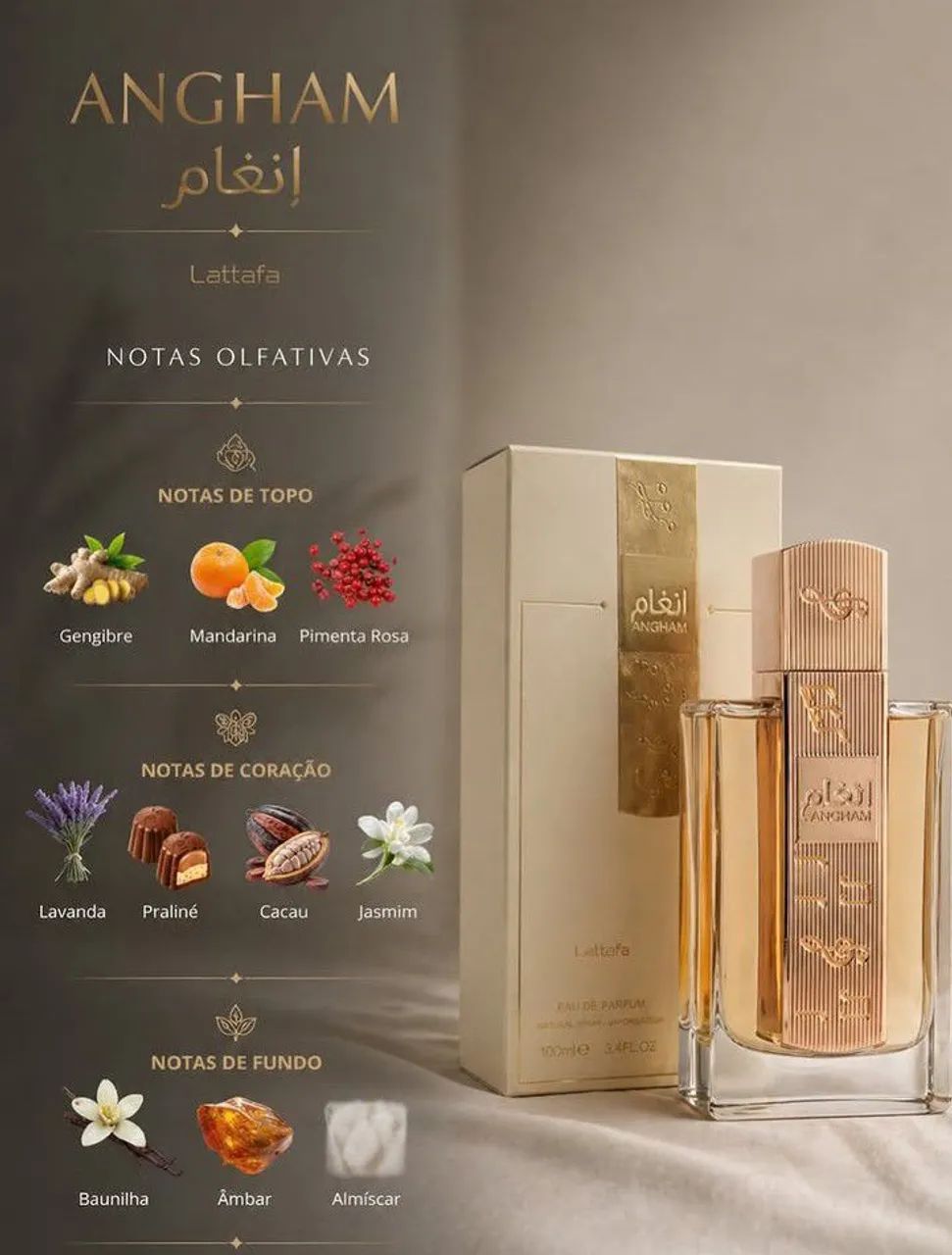 Perfume Angham Lattafa 100% Original  - Foto 2