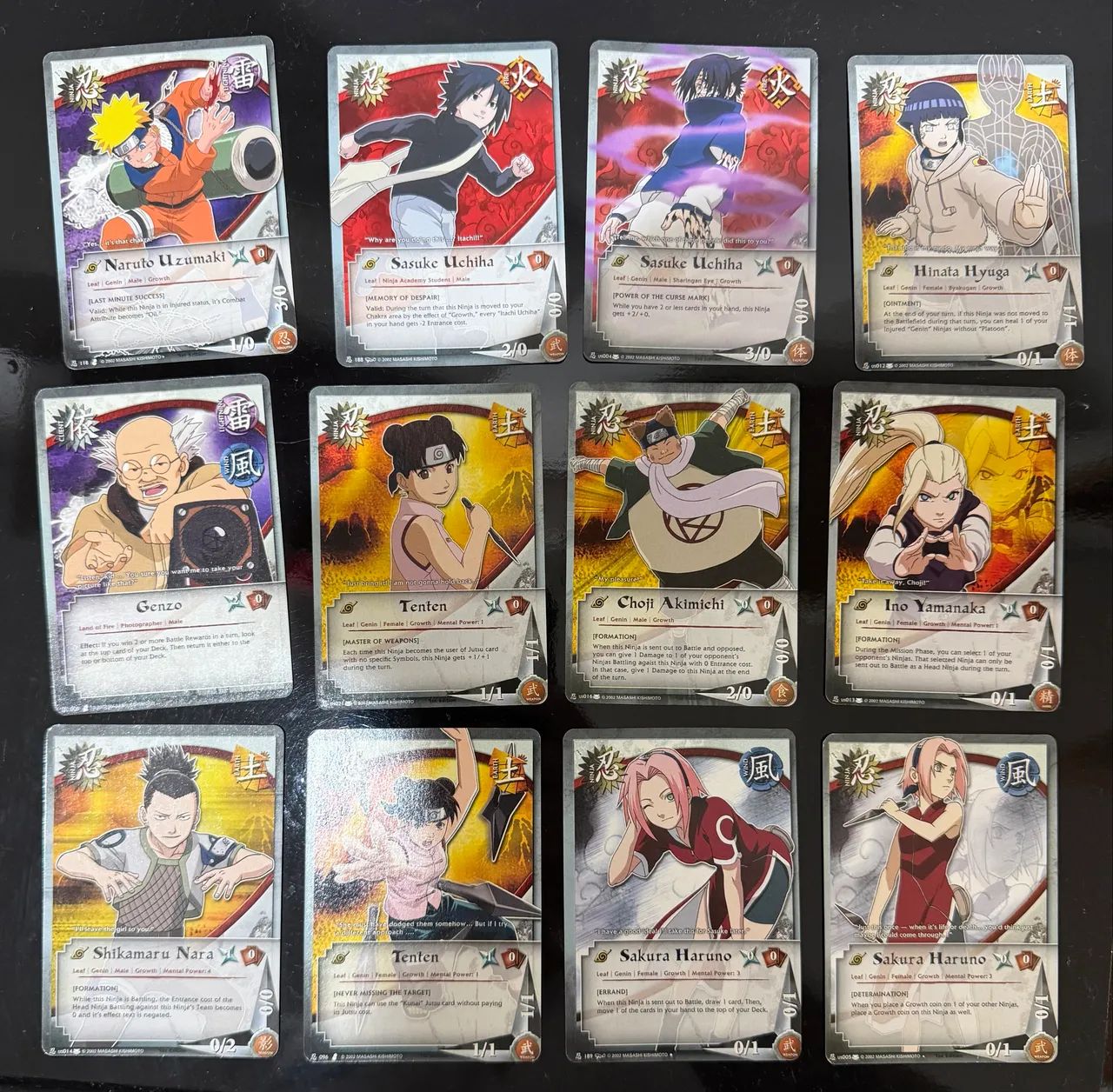 BANDAI 2002年 NARUTO TCG 13種類、２９枚 Lote TCG / CCG vintage 2002 Naruto (bandai) -106 cartas - Hobbies