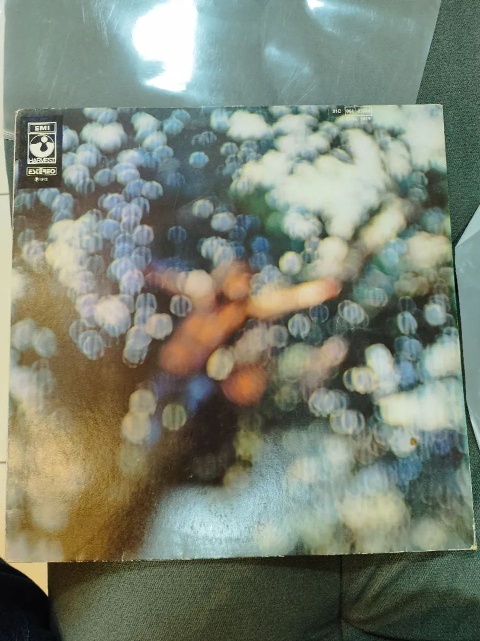 Vinil pink Floyd, Obacured By Clouds, mídia e capa VG+