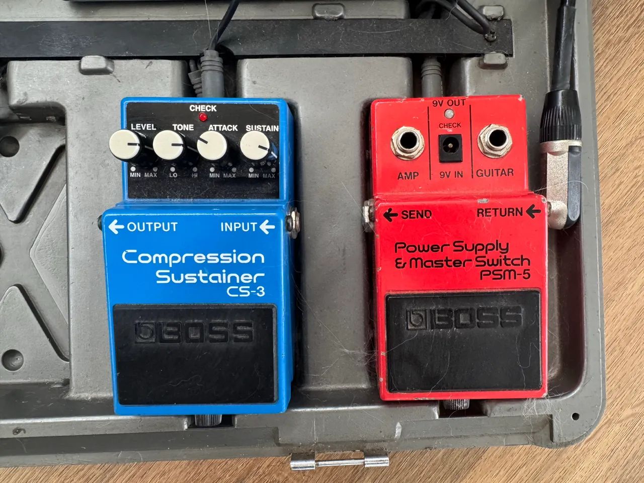 Vendo pedal Boss Compressor e Case Boss com fonte - Foto 3
