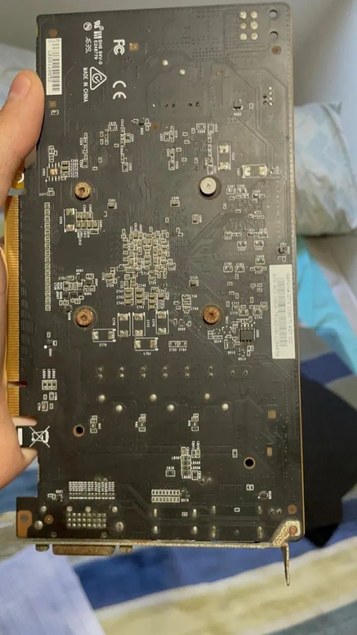 Placa de vídeo CTX 1050 TI 4GB COM DEFEITO - Foto 5