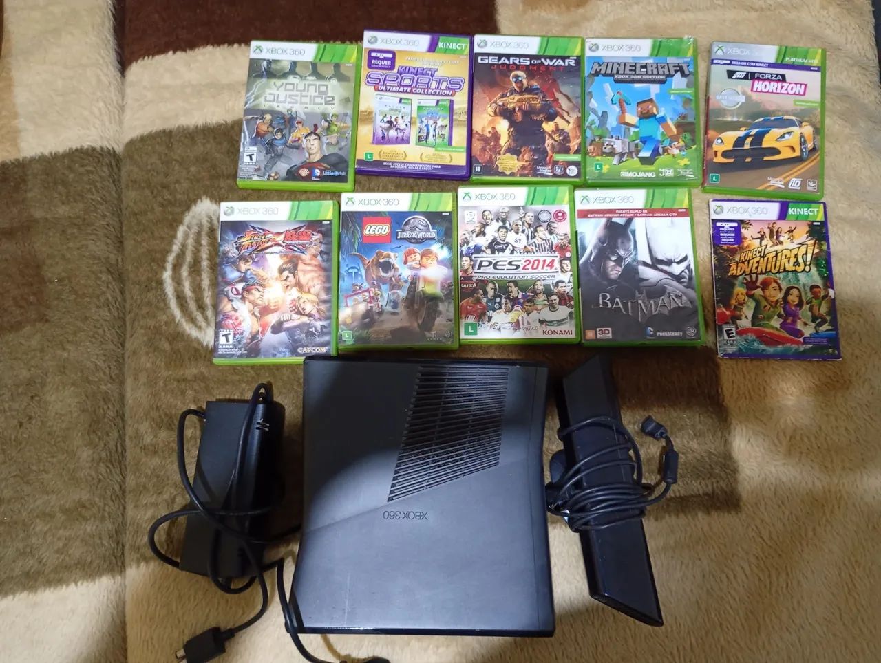 Xbox 360 250 giga original não e destravado não tem jogo na
