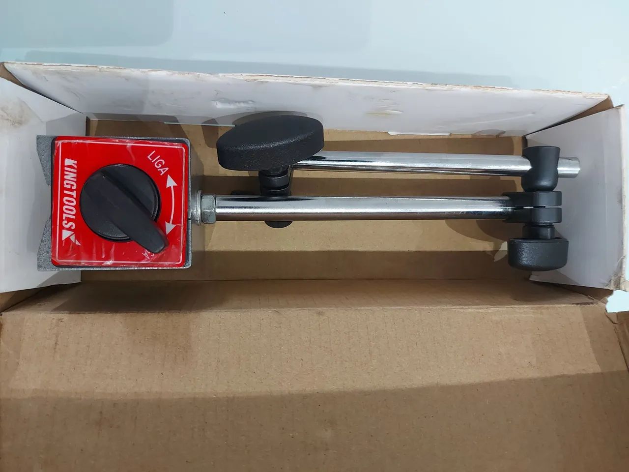 Relogio comparador com base magnética  KINGTOOLS  - Foto 3